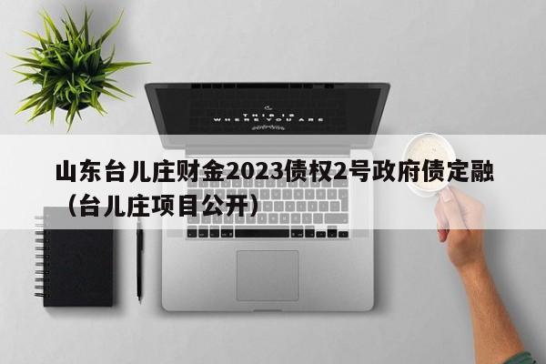 山东台儿庄财金2023债权2号政府债定融（台儿庄项目公开）