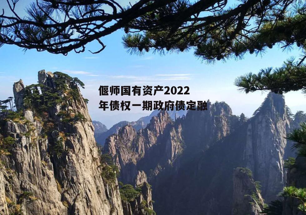 偃师国有资产2022年债权一期政府债定融