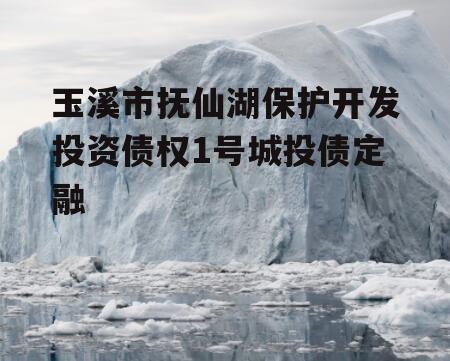玉溪市抚仙湖保护开发投资债权1号城投债定融