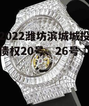 2022潍坊滨城城投债权20号、26号