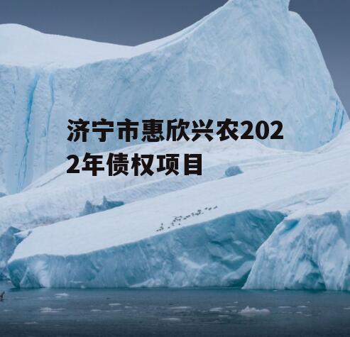 济宁市惠欣兴农2022年债权项目
