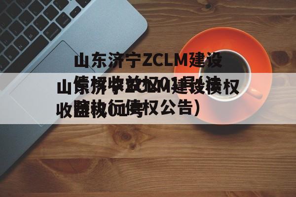 山东济宁ZCLM建设债权收益权01号(法院执行债权公告)