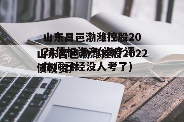 山东昌邑渤潍控股2022债权资产(资产评估师已经没人考了)