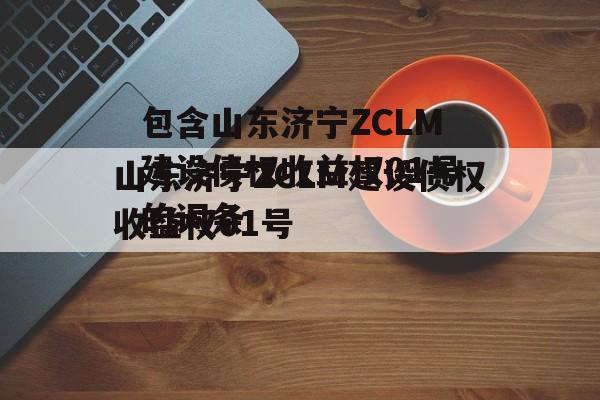 包含山东济宁ZCLM建设债权收益权01号的词条