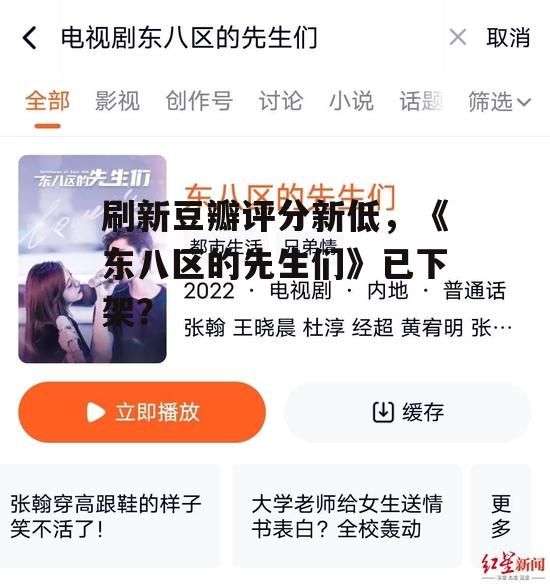 刷新豆瓣评分新低，《东八区的先生们》已下架？