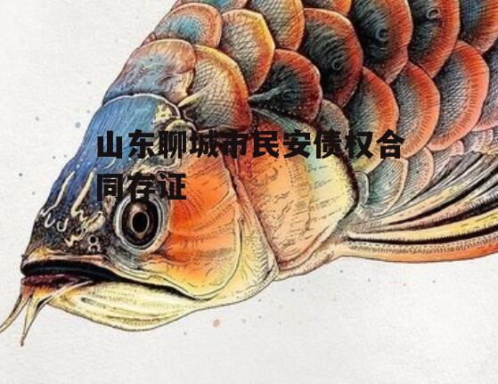 山东聊城市民安债权合同存证