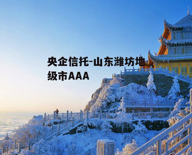 央企信托-山东潍坊地级市AAA