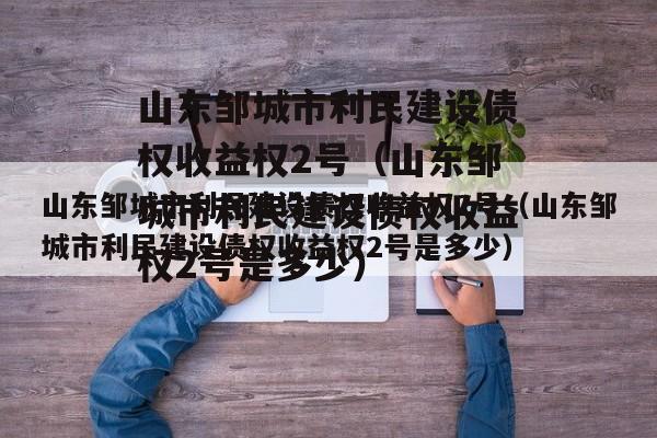 山东邹城市利民建设债权收益权2号（山东邹城市利民建设债权收益权2号是多少）