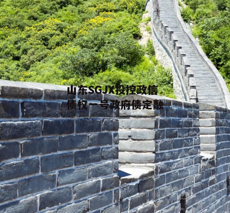 山东SGJX投控政信债权一号政府债定融