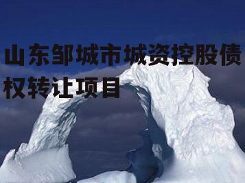 山东邹城市城资控股债权转让项目