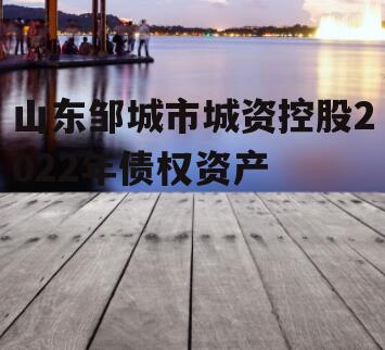 山东邹城市城资控股2022年债权资产