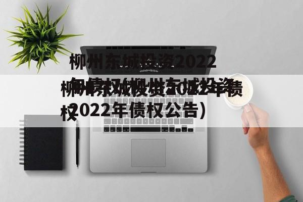 柳州东城投资2022年债权(柳州东城投资2022年债权公告)