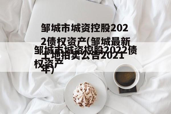邹城市城资控股2022债权资产(邹城最新土地拍卖公告2021年)