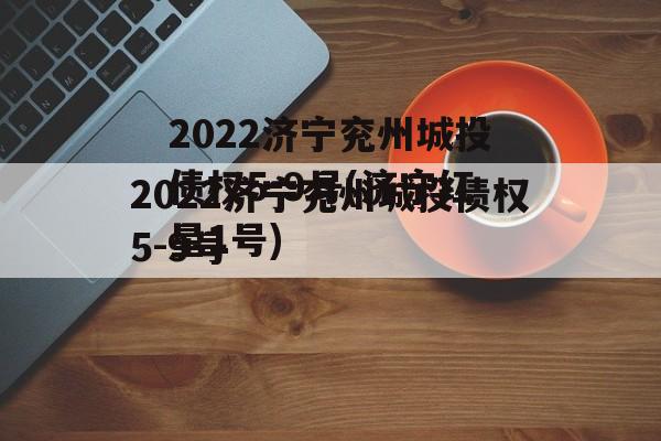 2022济宁兖州城投债权5-9号(济宁红星1号)