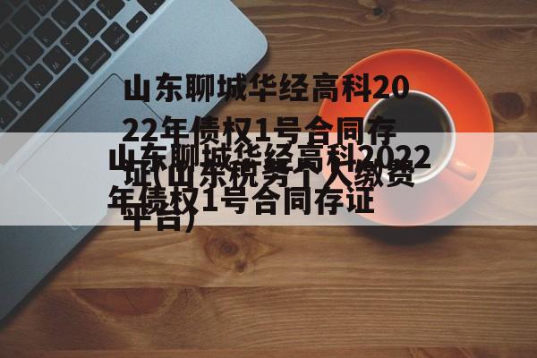 山东聊城华经高科2022年债权1号合同存证(山东税务个人缴费平台)