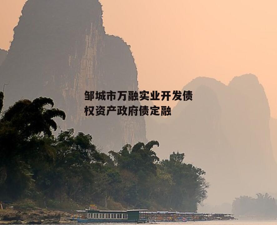 邹城市万融实业开发债权资产政府债定融