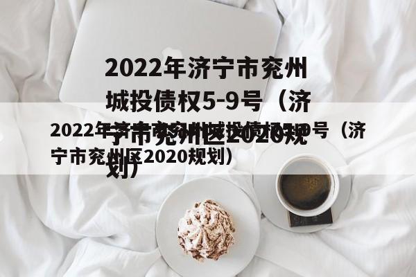 2022年济宁市兖州城投债权5-9号（济宁市兖州区2020规划）