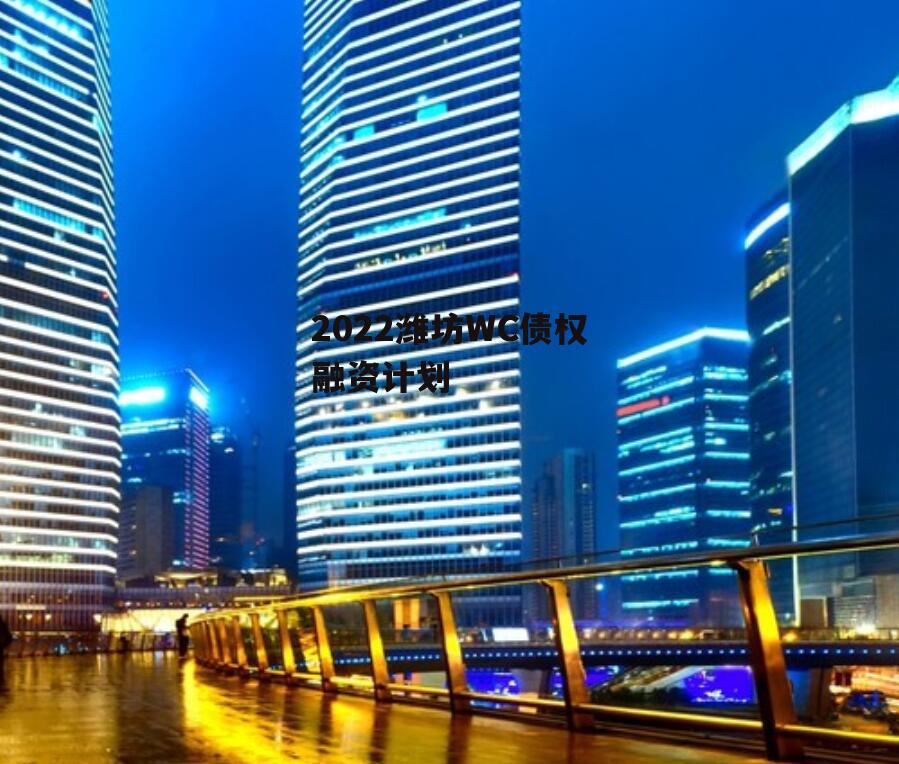 2022潍坊WC债权融资计划