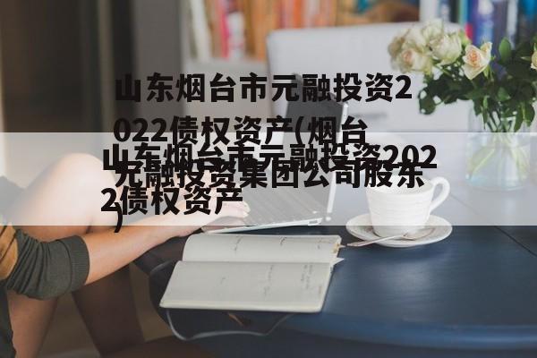 山东烟台市元融投资2022债权资产(烟台元融投资集团公司股东)