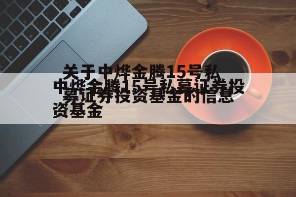 关于中烨金腾15号私募证券投资基金的信息