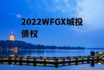 2022WFGX城投债权