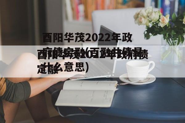 酉阳华茂2022年政府债定融(百融共债是什么意思)