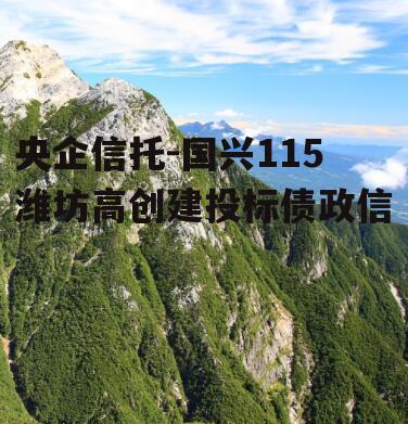 央企信托-国兴115潍坊高创建投标债政信