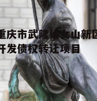 重庆市武隆仙女山新区开发债权转让项目