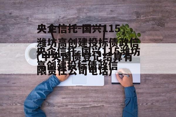 央企信托-国兴115潍坊高创建投标债政信(中央国债登记结算有限责任公司电话)