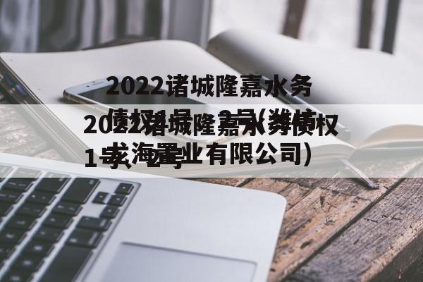 2022诸城隆嘉水务债权1号、2号(潍坊龙海置业有限公司)