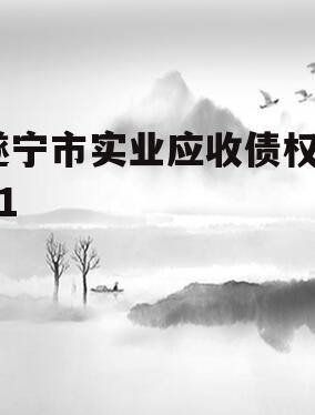 遂宁市实业应收债权001