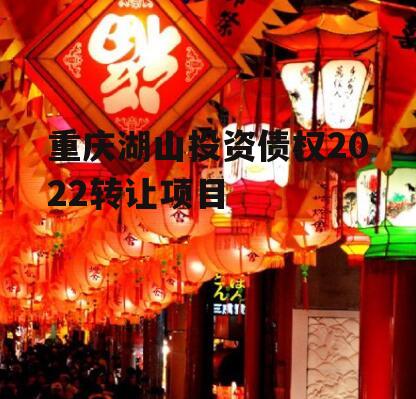 重庆湖山投资债权2022转让项目