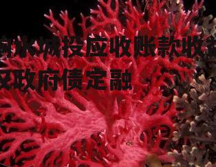 响水城投应收账款收益权政府债定融