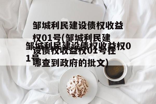 邹城利民建设债权收益权01号(邹城利民建设债权收益权01号在哪查到政府的批文)