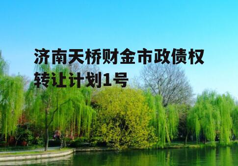济南天桥财金市政债权转让计划1号