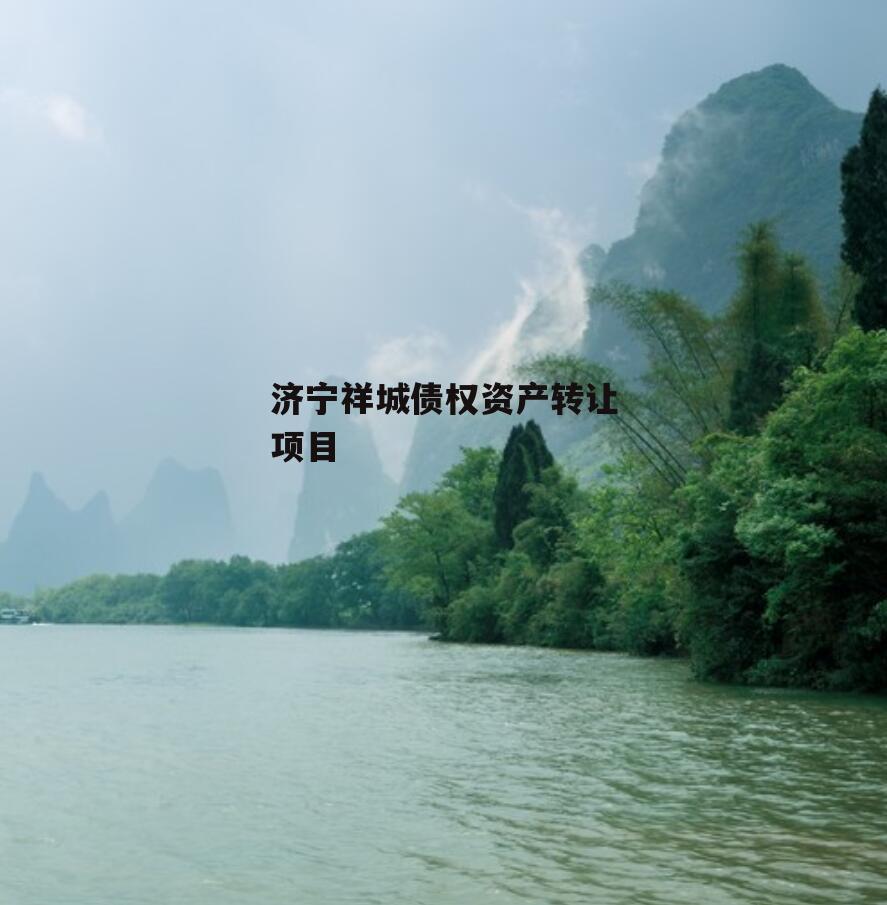 济宁祥城债权资产转让项目