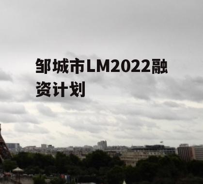 邹城市LM2022融资计划