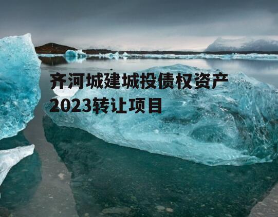 齐河城建城投债权资产2023转让项目