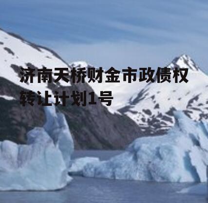 济南天桥财金市政债权转让计划1号