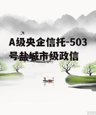 A级央企信托-503号盐城市级政信