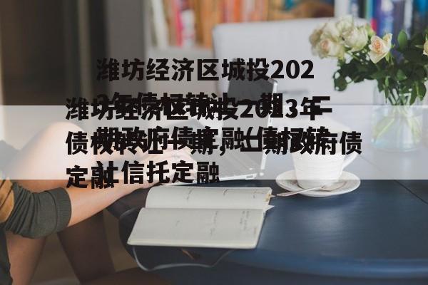 潍坊经济区城投2023年债权转让一期，二期政府债定融(债权转让信托定融
)