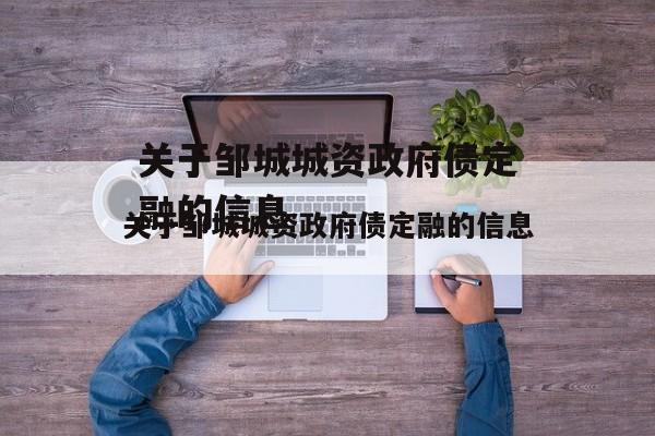 关于邹城城资政府债定融的信息