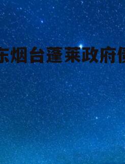 山东烟台蓬莱政府债定融