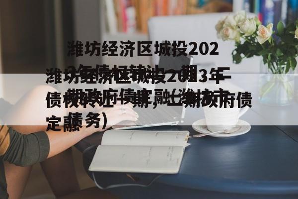 潍坊经济区城投2023年债权转让一期，二期政府债定融(潍坊市债务)