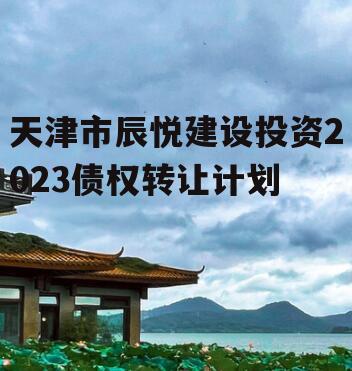 天津市辰悦建设投资2023债权转让计划