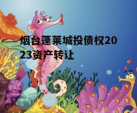 烟台蓬莱城投债权2023资产转让