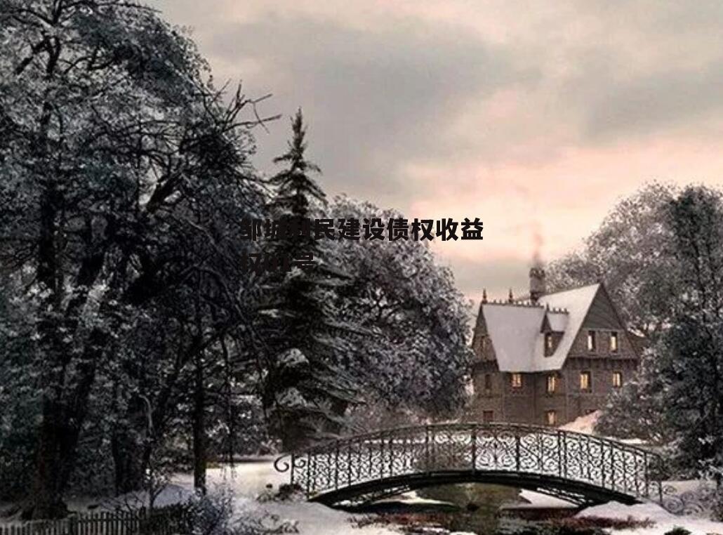 邹城利民建设债权收益权01号