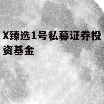 X臻选1号私募证券投资基金