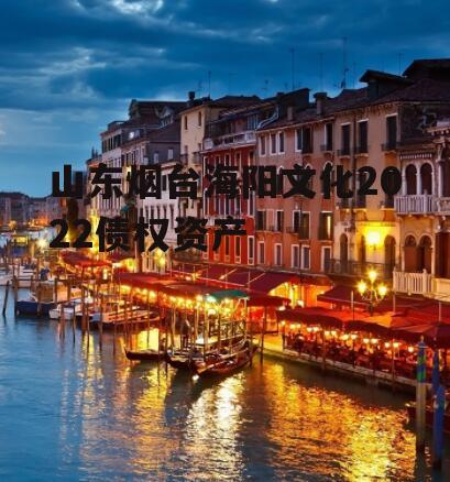 山东烟台海阳文化2022债权资产