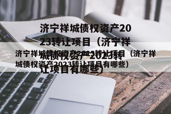 济宁祥城债权资产2023转让项目（济宁祥城债权资产2023转让项目有哪些）